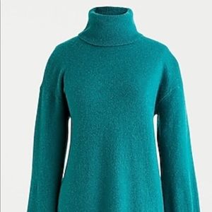 J. Crew NWT green sweater dress